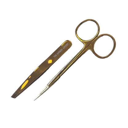 The Wicked Waxer Tweezer Scissor Set