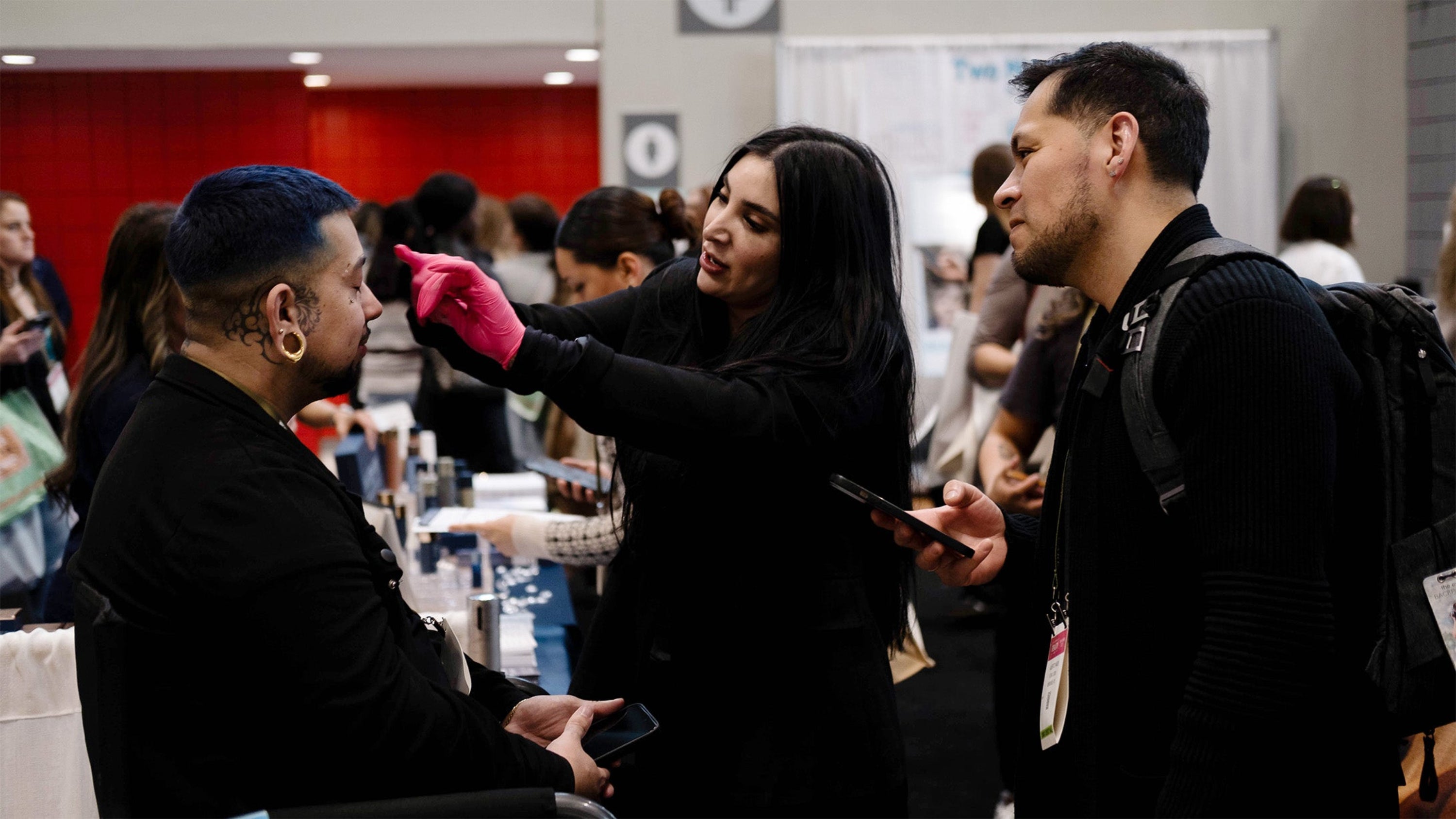 Events Image With Woman Providing consulting Services
